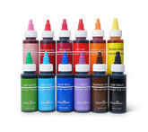12-color Kit Liqua-Gel® Liquid Food Coloring (2.3 oz bottles) - Hobby Baker